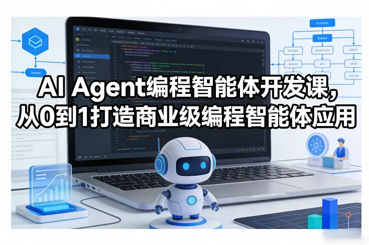 AI Agent编程智能体开发课,从0到1打造商业级编程智能体应用 AI Agent编程智能体开发课,从0到1打造商业级编程智能体应用