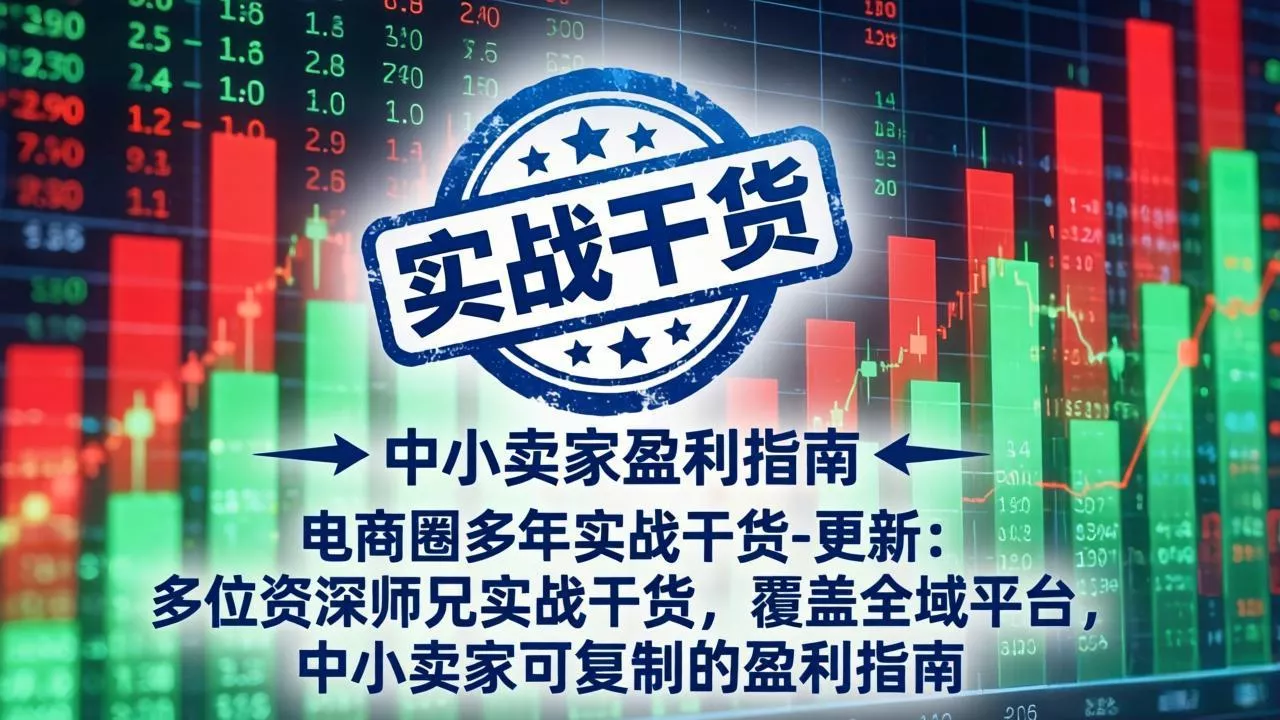 电商圈多年实战干货-更新4月:多位资深师兄实战干货,覆盖全域平台,中小卖家可复制的盈利指南 电商圈多年实战干货-更新4月:多位资深师兄实战干货,覆盖全域平台,中小卖家可复制的盈利指南