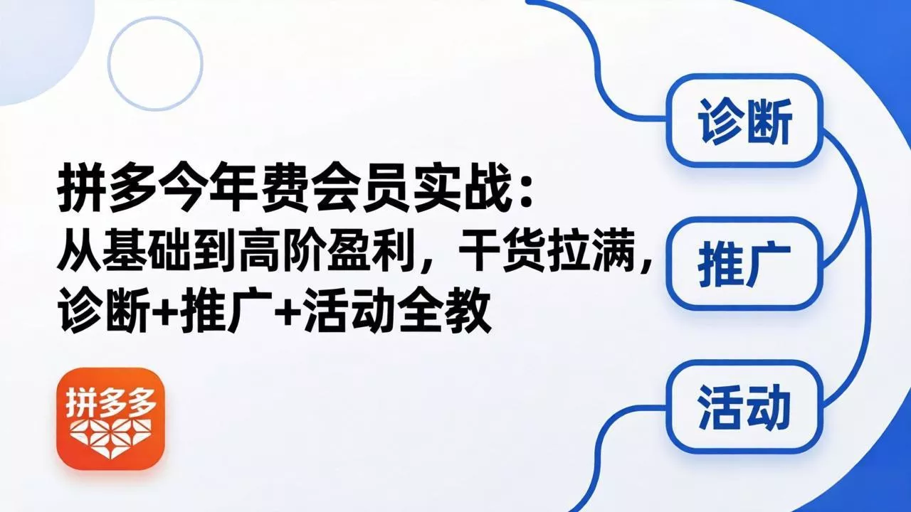 拼多多年费会员实战(更新26年4月20 - 项目资源网