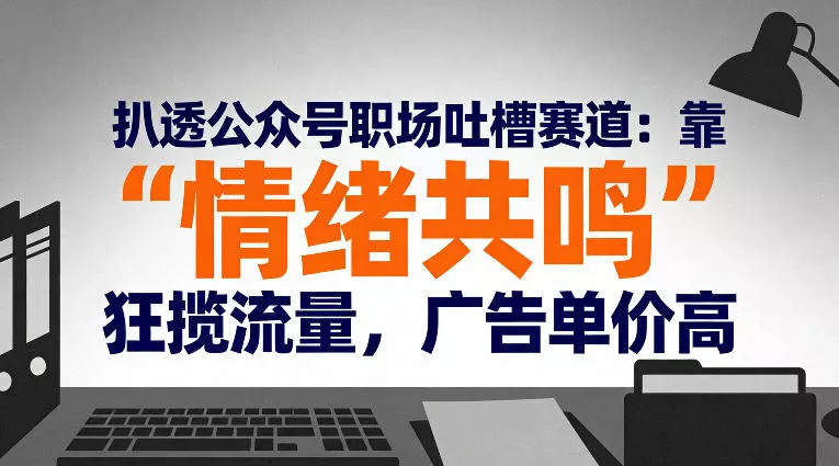 扒透公众号职场吐槽赛道:靠“情绪共鸣”狂揽流量,广告单价高 扒透公众号职场吐槽赛道:靠“情绪共鸣”狂揽流量,广告单价高