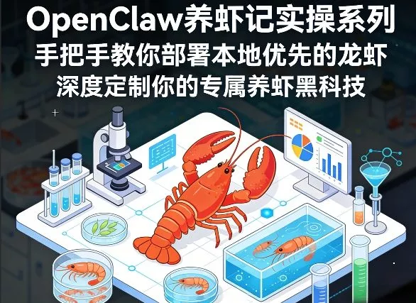 OpenClaw养虾记实操系列,手把手教你部署本地优先的龙虾,深度定制你的专属养虾黑科技(更新) OpenClaw养虾记实操系列,手把手教你部署本地优先的龙虾,深度定制你的专属养虾黑科技(更新)