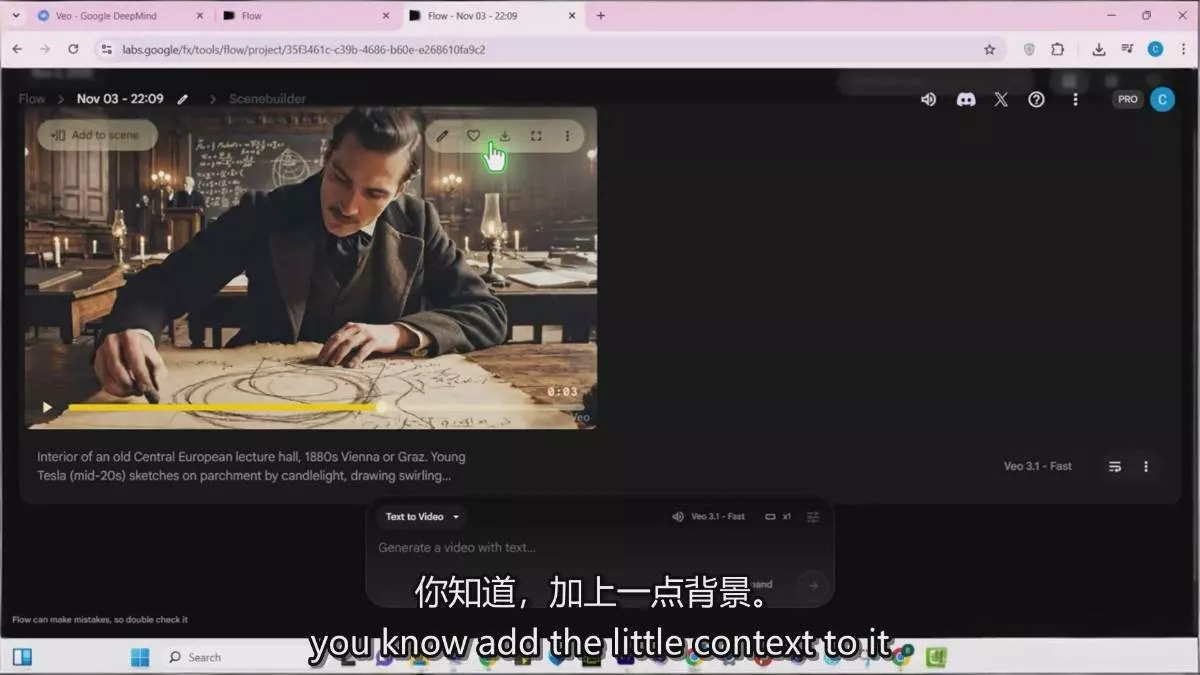 AI电影制作终极指南：从创意到成片，系统掌握智能影视全流程实战课(中英字幕